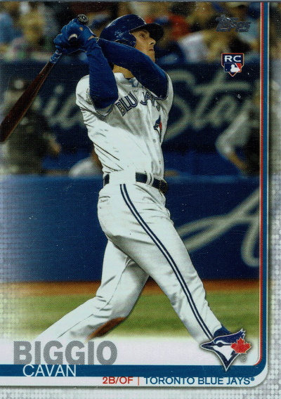 cavan biggio, 2019 Topps Update #US-239, blue jays