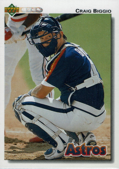 craig biggio, 1992 Upper Deck #162, astros