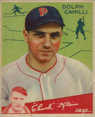 dolph camilli, 1934 goudey #91, phillies