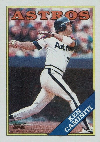 ken caminiti, 1988 topps #64, astros