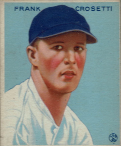 frank crosetti, 1933 goudey #217, yankees