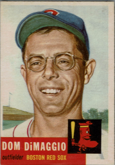 dom dimaggio, 1953 topps #149, red sox
