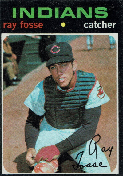 ray fosse, 1971 topps #125, indians