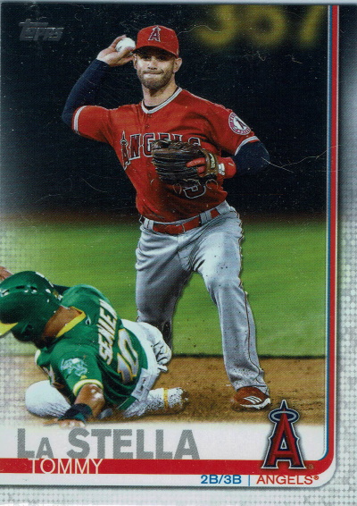 tommy lastella, 2019 topps update #US-29, angels