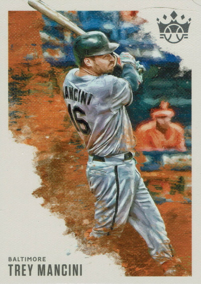 trey mancini, 2020 panini diamond kings #159, orioles