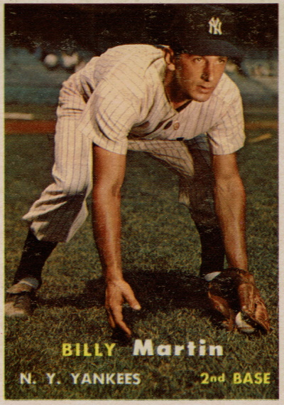 billy martin, 1957 topps #62, yankees