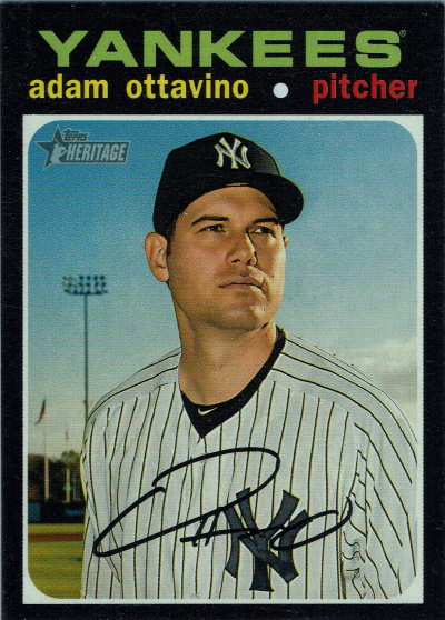 adam ottavino, 2020 topps heritage #29, yankees