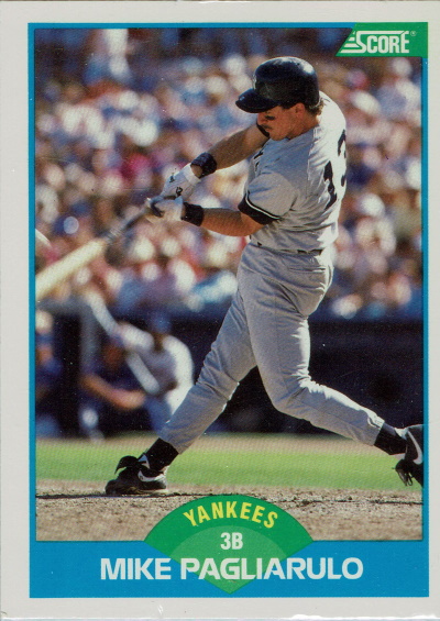 mike pagliarulo, 1989 score #189, yankees