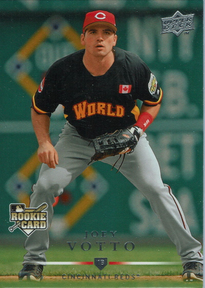 joey votto, 2008 upper deck #349, reds