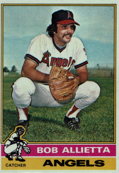 bob allietta, 1976 topps #623, angels