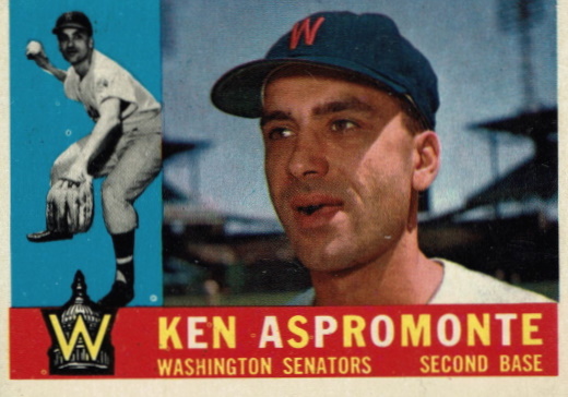 ken aspromonte, 1960 topps #114, seators