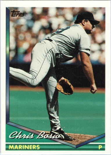 chris bosio, 1994 topps #60, mariners