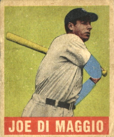 joe dimaggio, 1948 Leaf #1, yankees