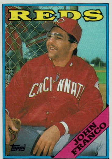 john franco, 1988 topps #730, reds