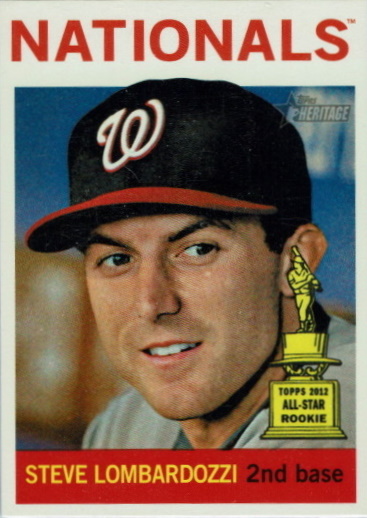 steve lombardozzi jr, 2013 topps heritage #73, nationals