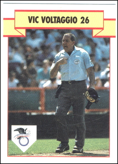 vic voltaggio, 1990 mlb umps assoc #29, umpire