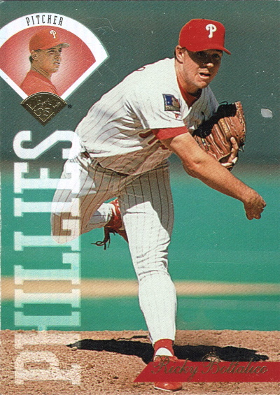 ricky bottalico, 1995 leaf #327, phillies