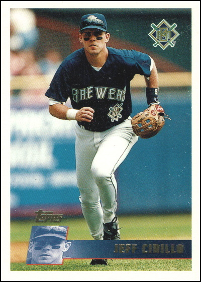 jeff cirillo, 1996 topps #282, brewers