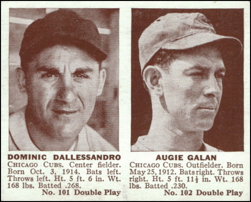dom dallessandro, 1941 double play #101, cubs