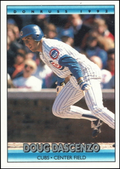 doug dascenzo, 1992 Donruss #38, Cubs