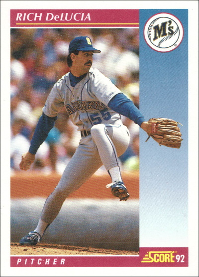 delucia, rich delucia, 1992 score #135, Mariners