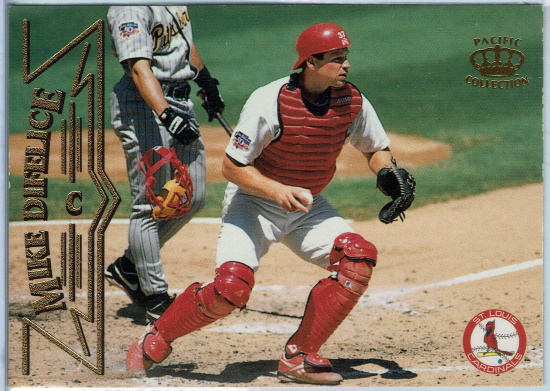mike difelice, 1998 pacific collection #408, cardinals