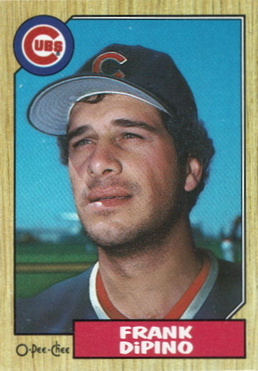 frank dipino, 1987 topps #297, cubs