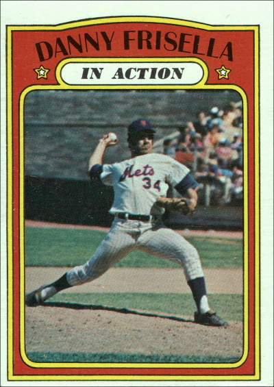 danny frisella, 1972 topps #294, mets