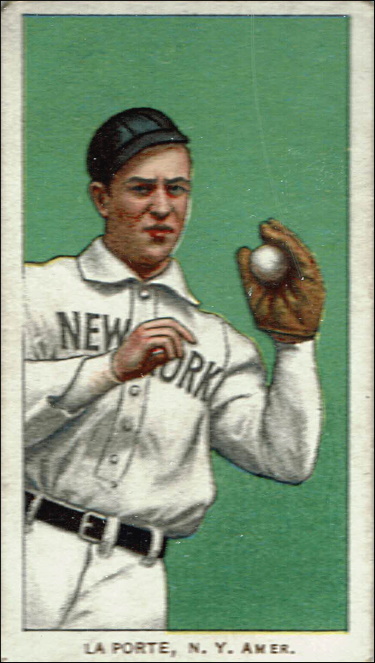frank laporte, 1909-11 T-206, NY Yankees