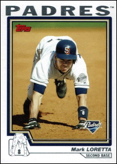 mark loretta, 2004 topps #421, padres