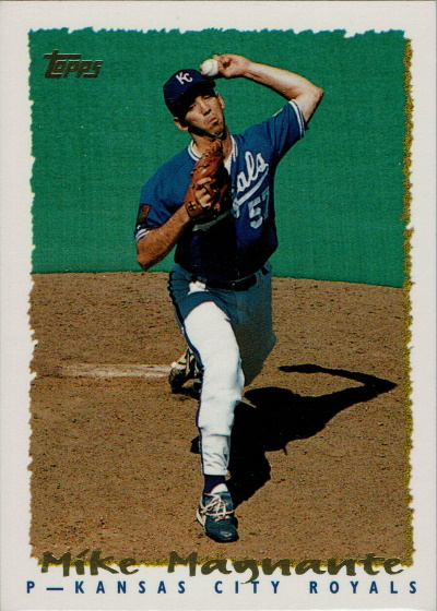 matt magnante, 1995 topps #415, royals