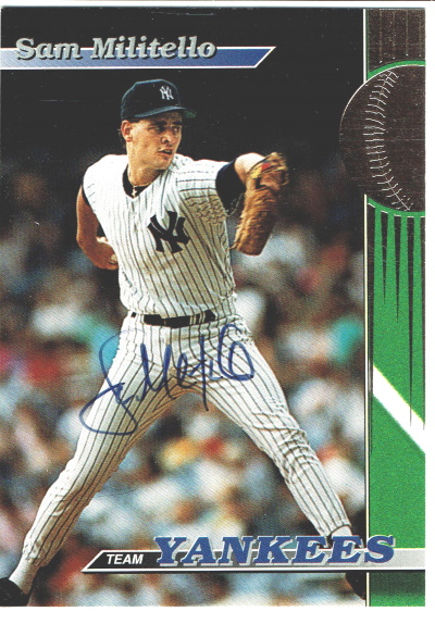 sam militello, 1993 Topps stadium Club #27, Yankees