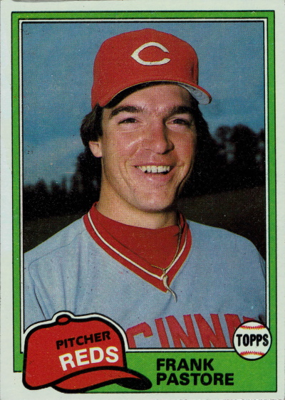 frank pastore, 1981 topps #499, reds