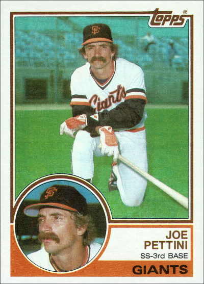 joe pettini, 1983 topps #143, GIants