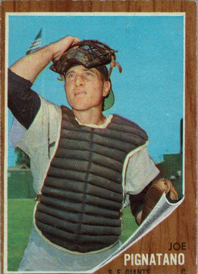 joe pignatano, 1962 topps # 247, giants