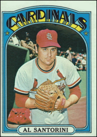 al santorini, 1972 topps #723, cardinals