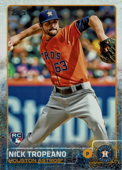 nick tropeano, 2015 topps #31, astros