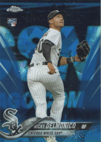 nicky delmonico, 2018 Topps Chrome #306, White Sox