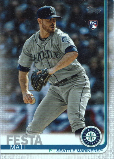 matt festa, 2019 topps US-111, mariners