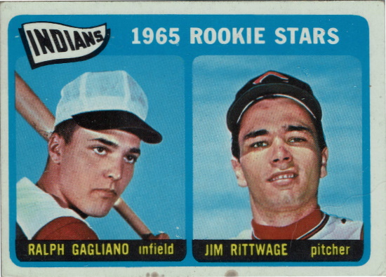 ralph gagliano, 1965 topps #501, indians