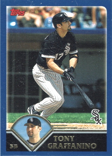 tony graffanino, 2003 topps #609, white sox