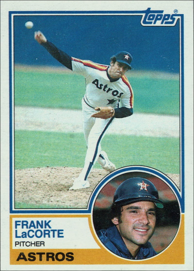 laCorte, frank LaCorte, 1983 Topps #14, Astros