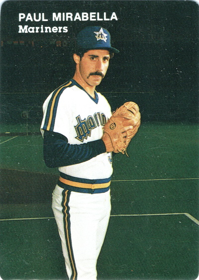 mirabella, paul mirabella, 1984 mother's cookies #17, mariners