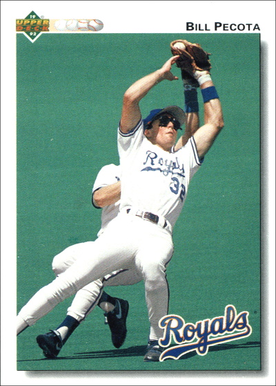 bill pecota, 1992 topps #240, Royals