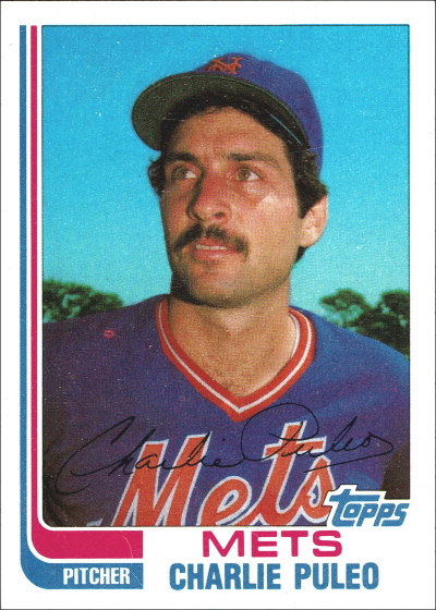 charlie puleo, 1982 topps #94T, Mets