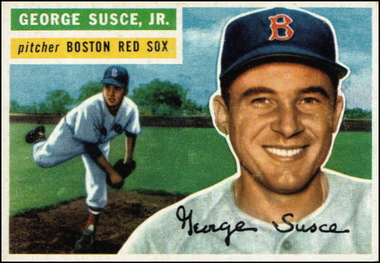 george susce jr, 1956 topps #93, Red Sox