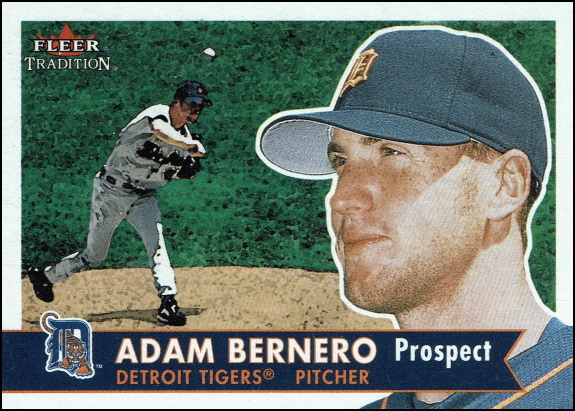 adam bernero, 2001 fleer #364, Tigers