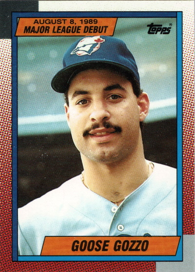 goose gozzo, 1990 topps #44, blue jays