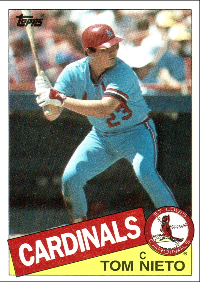 tom nieto, 1984 topps #294, cardinals