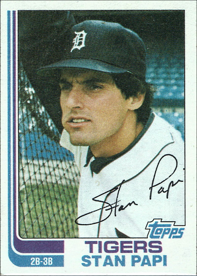 stan papi, 1982 topps #423, tigers